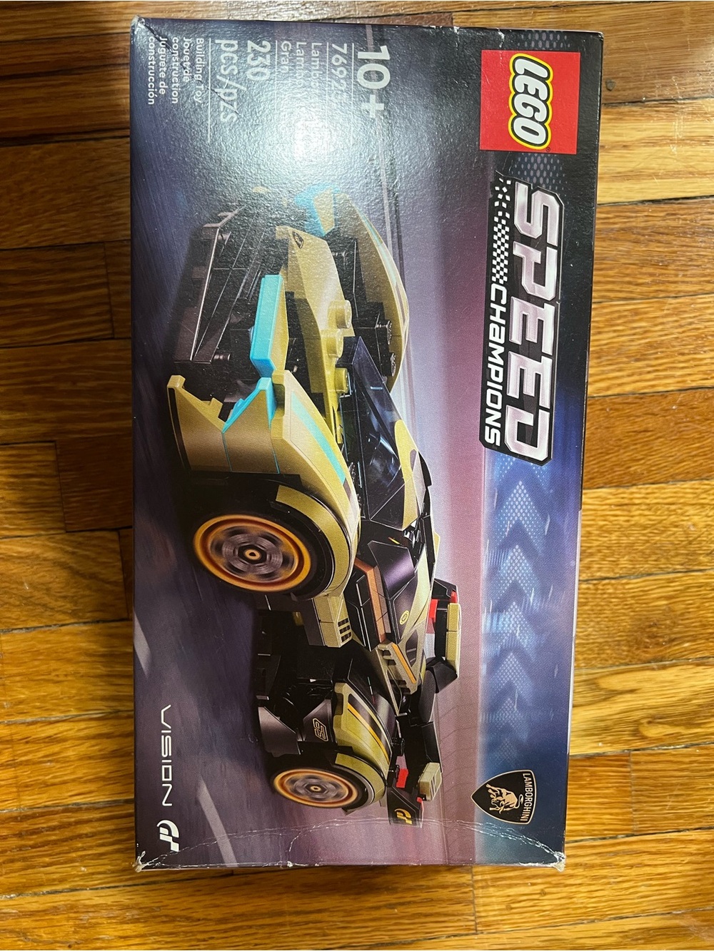 Lego Speed Champions Gold, Black & Blue Race Car Set